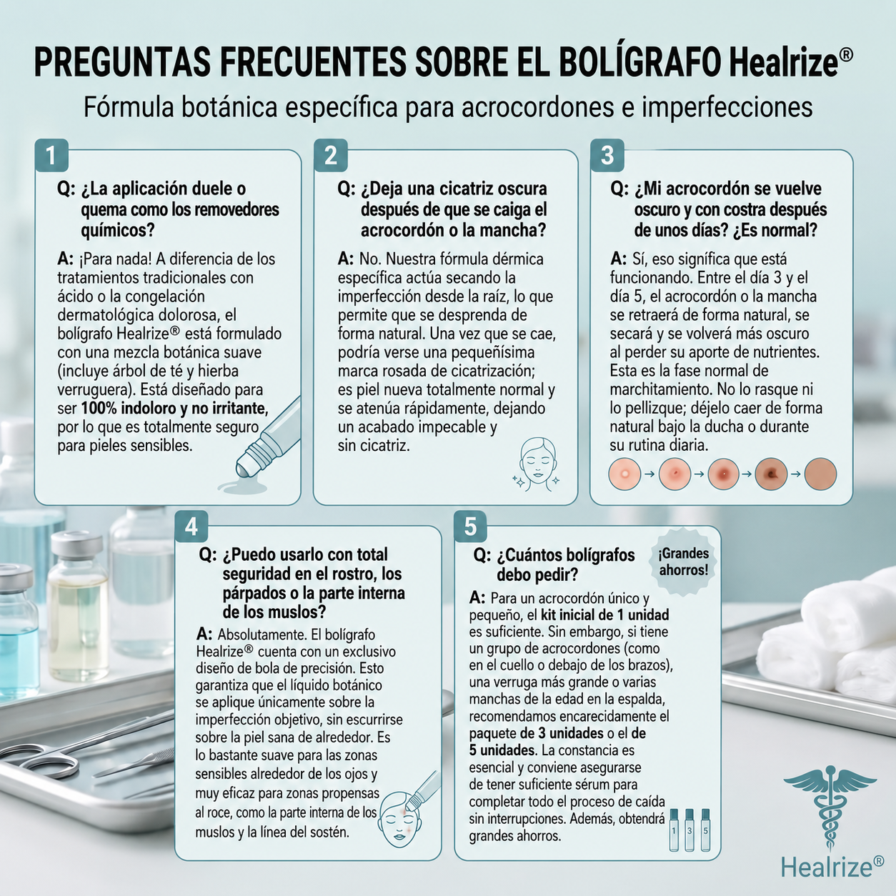 Recomendado por farmacéuticos 👑🍇 𝑯𝗲𝙖𝐥𝒓𝗶𝙯𝗲® Borrador de Manchas y Pecas de 7 Días 🪄 (Roller sin dolor, sin dejar marcas) 👩‍⚕️